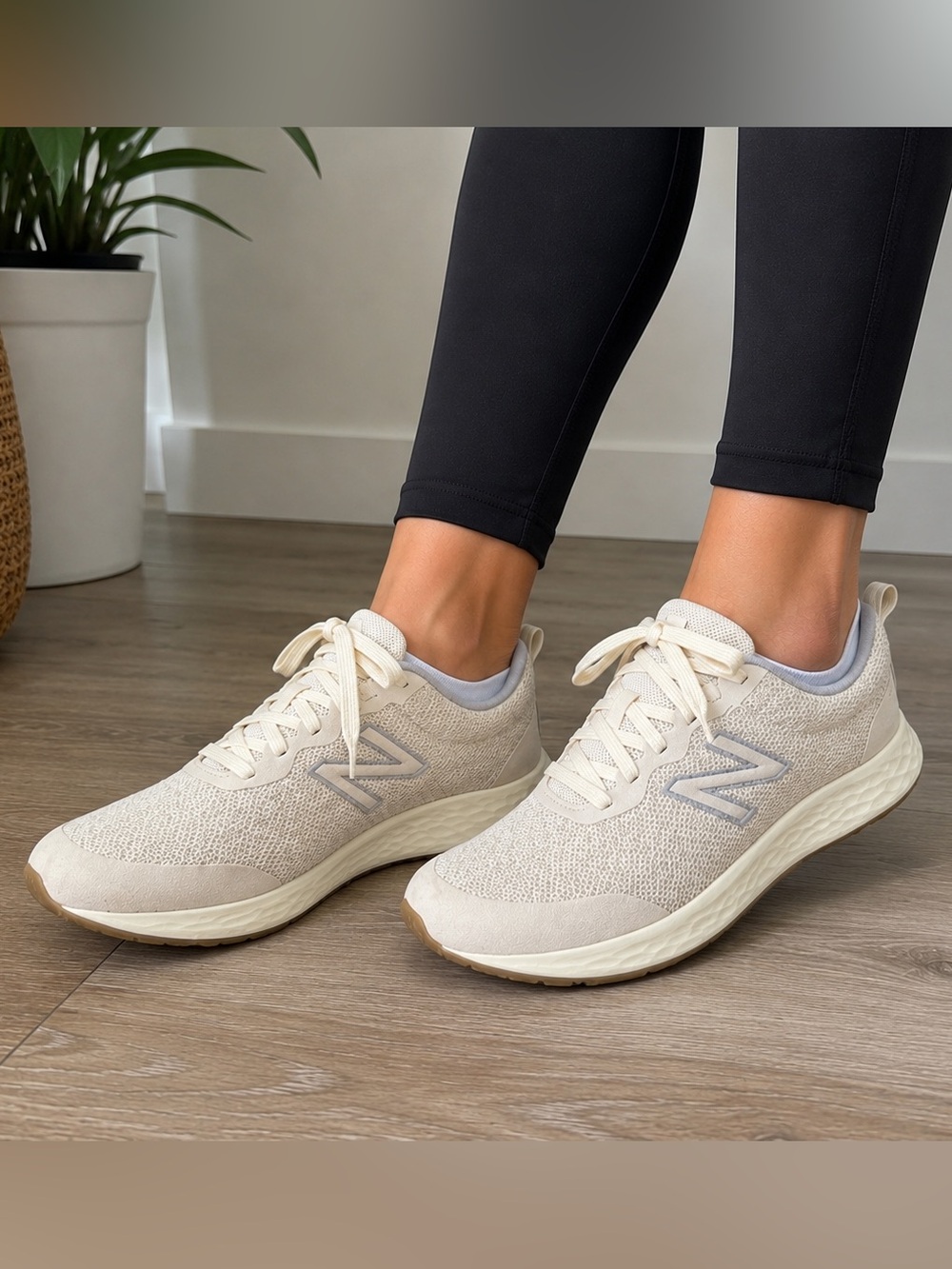 New Balance Fresh Foam Arishi v3 Women’s 7.5 D Wide Running Shoes Cream WARISMW3